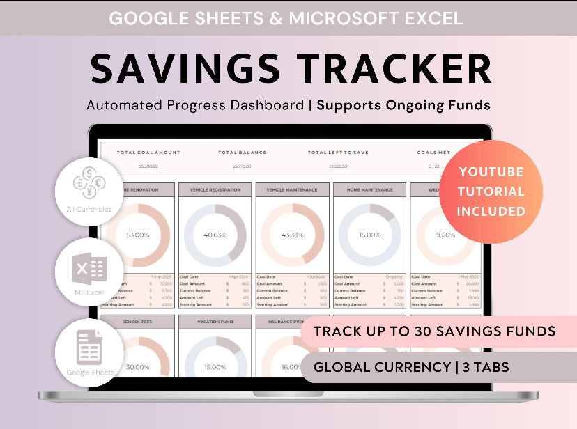 Sinking Funds Tracker