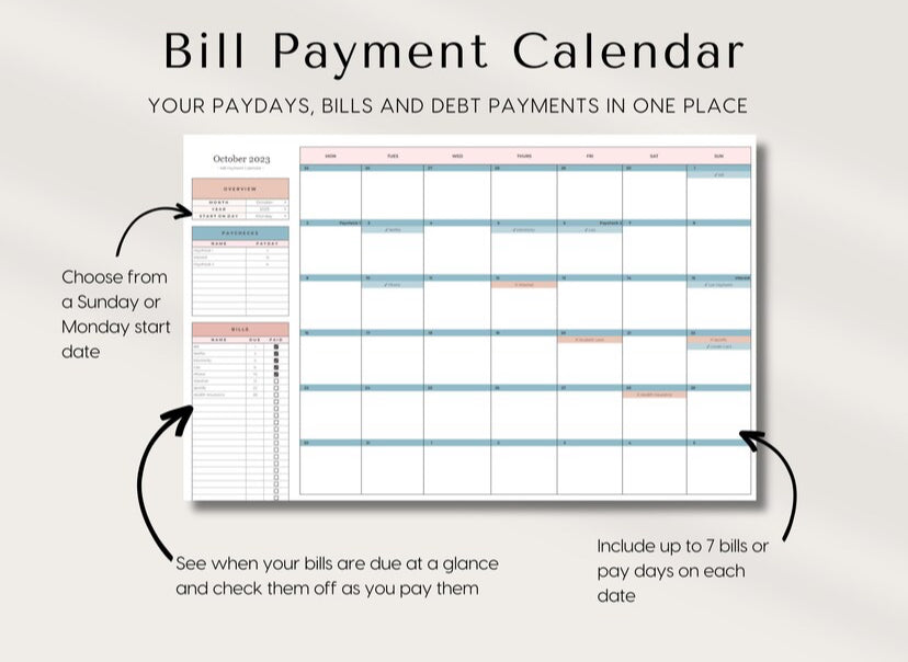 Budget By Paycheck Spreadsheet