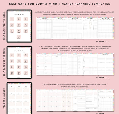 Self Care Planner