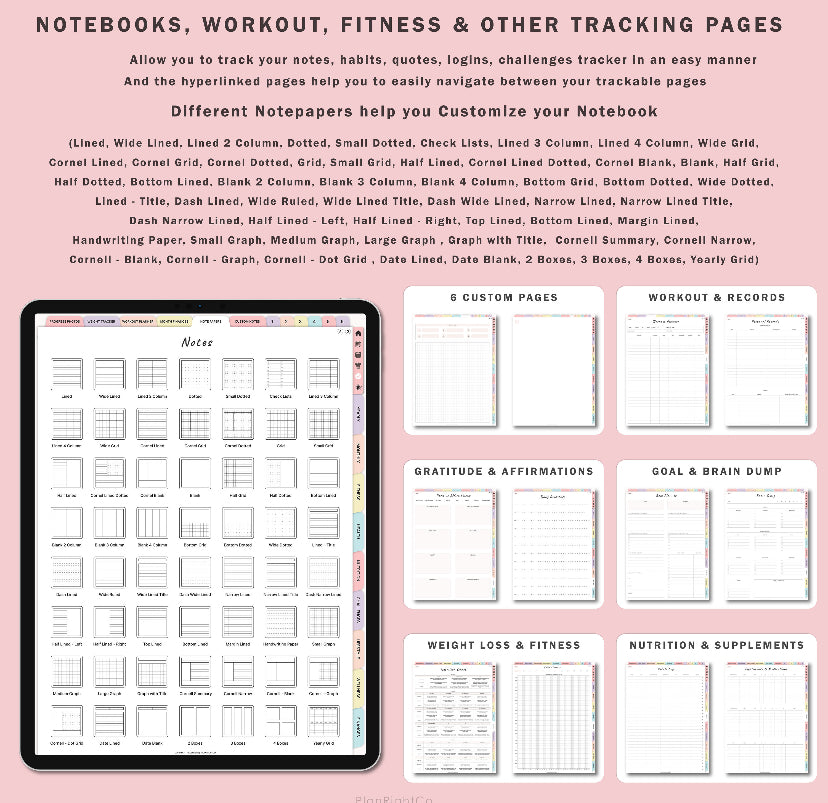 Digital Fitness Planner