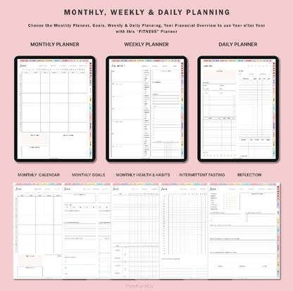 Digital Fitness Planner