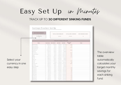 Sinking Funds Tracker