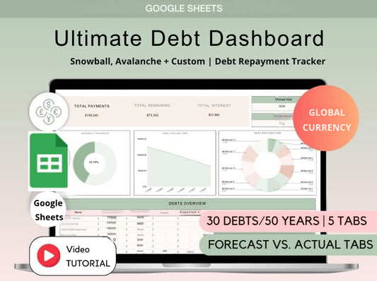 Ultimate Debt Dashboard