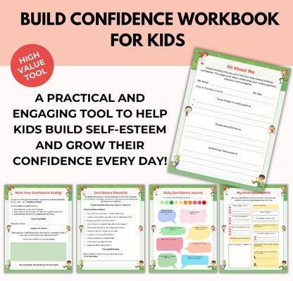 Build Confidence Workbook For Kids