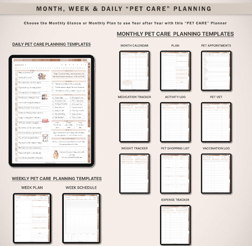 Digital Pet Care Tracker