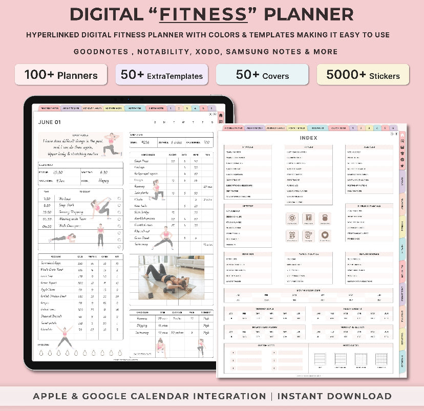 Digital Fitness Planner