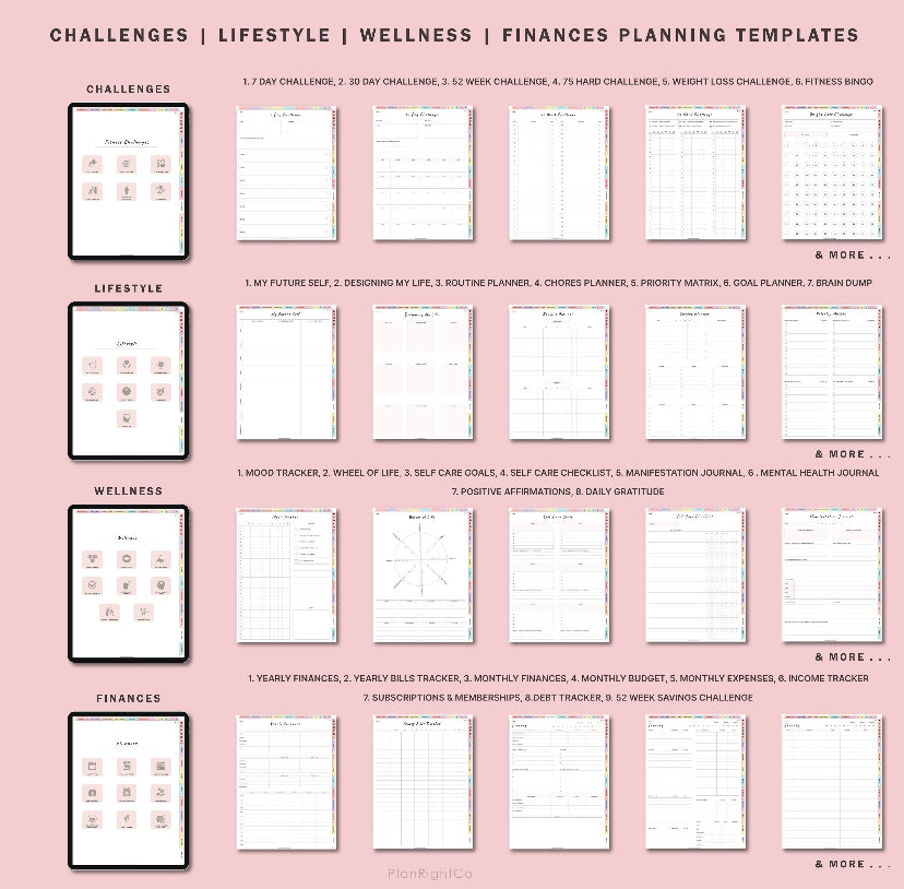 Digital Fitness Planner