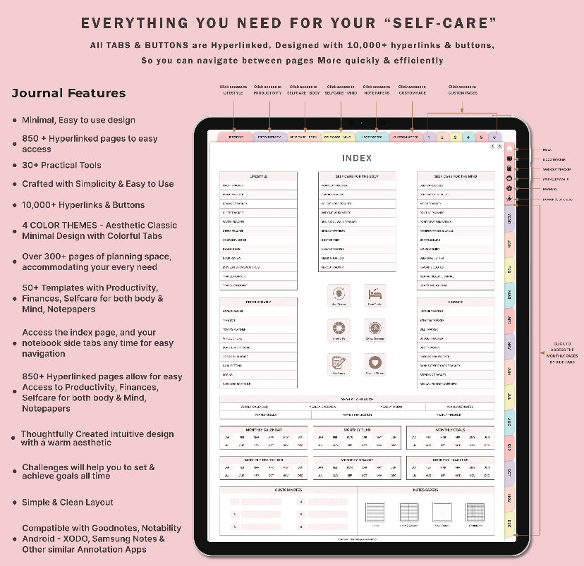 Self Care Planner