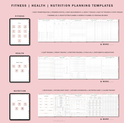 Digital Fitness Planner