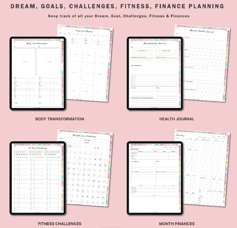 Digital Fitness Planner