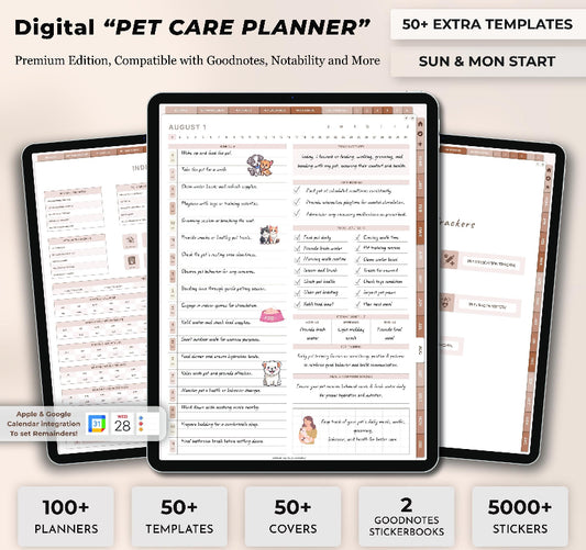 Digital Pet Care Tracker
